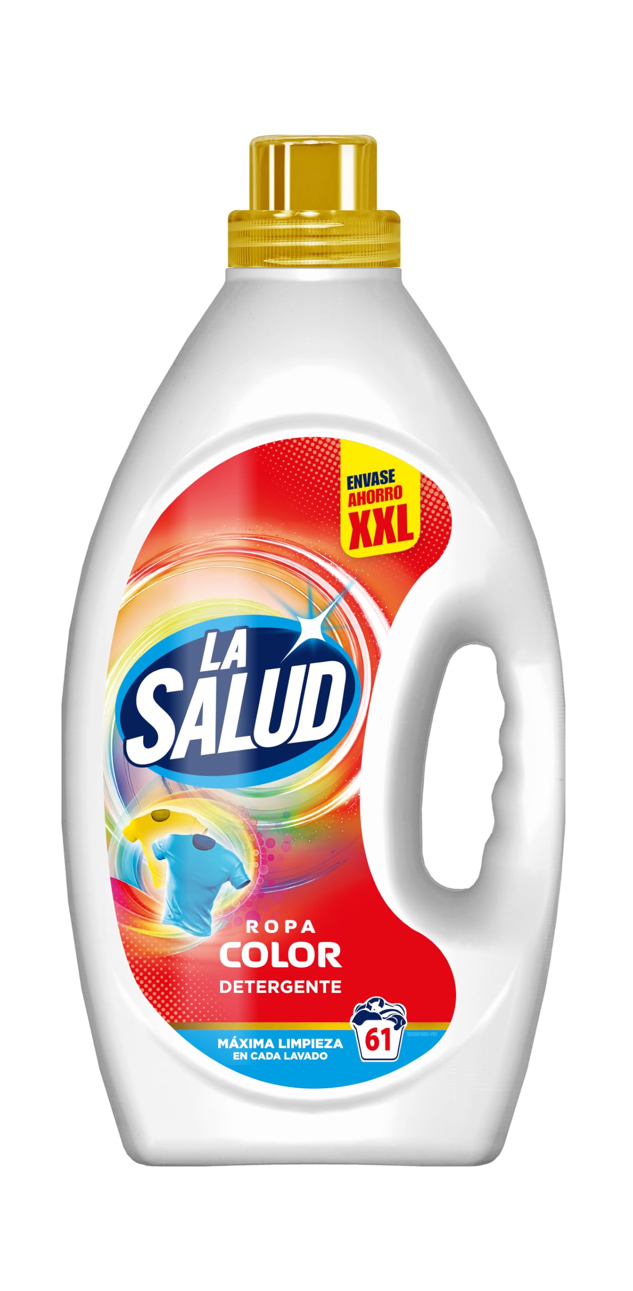 Pack Detergente La Salud Mixto 16L | 2 Original 4L + 1 Ropa Oscura 4L + 1 Ropa Color 4L | Gel Detergente Líquido para Lavadora | Formato Familiar