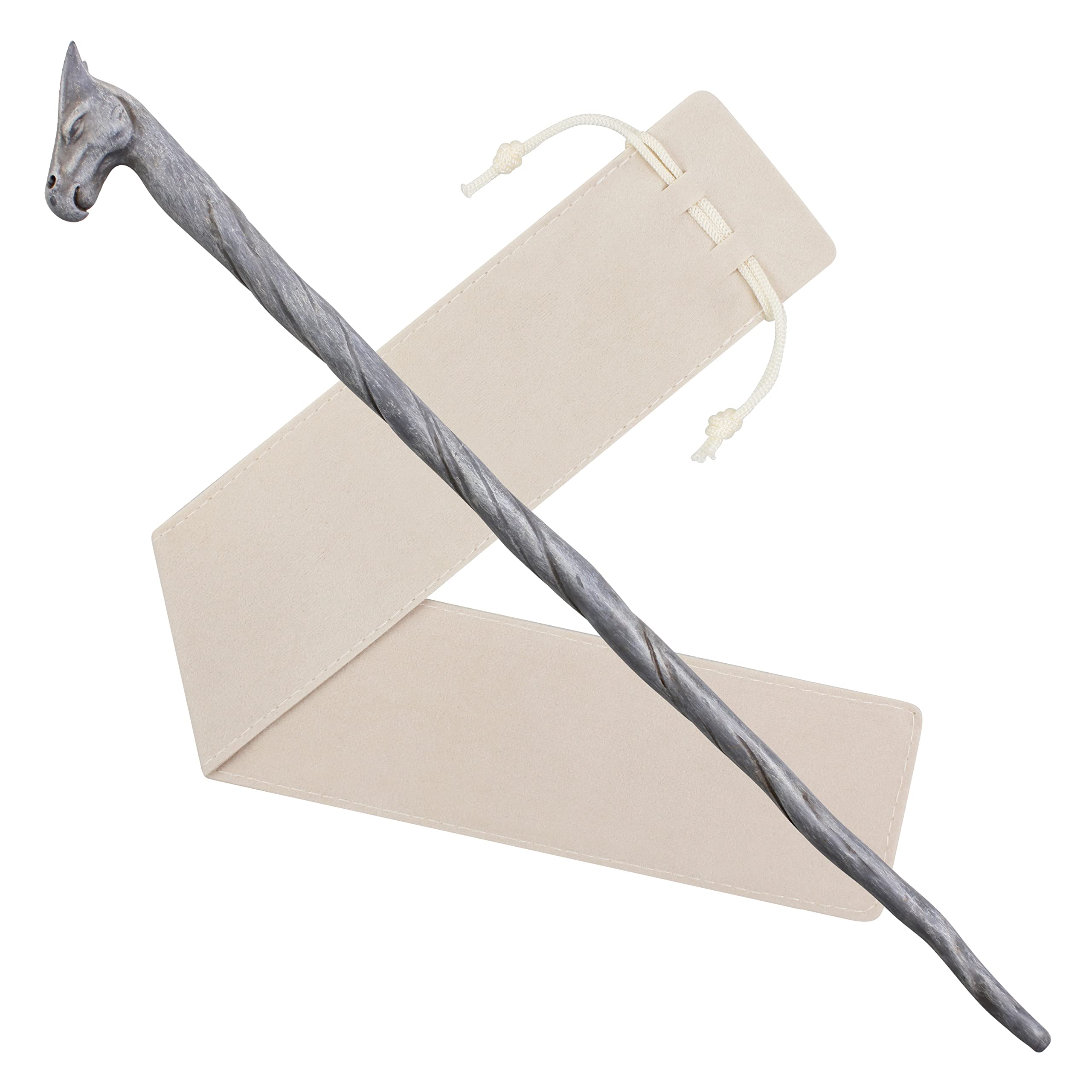 WinSence Magic Witch Wizard Witchcraft Sorcerer Wand for Collectible Magical Toy Wands (Horse)