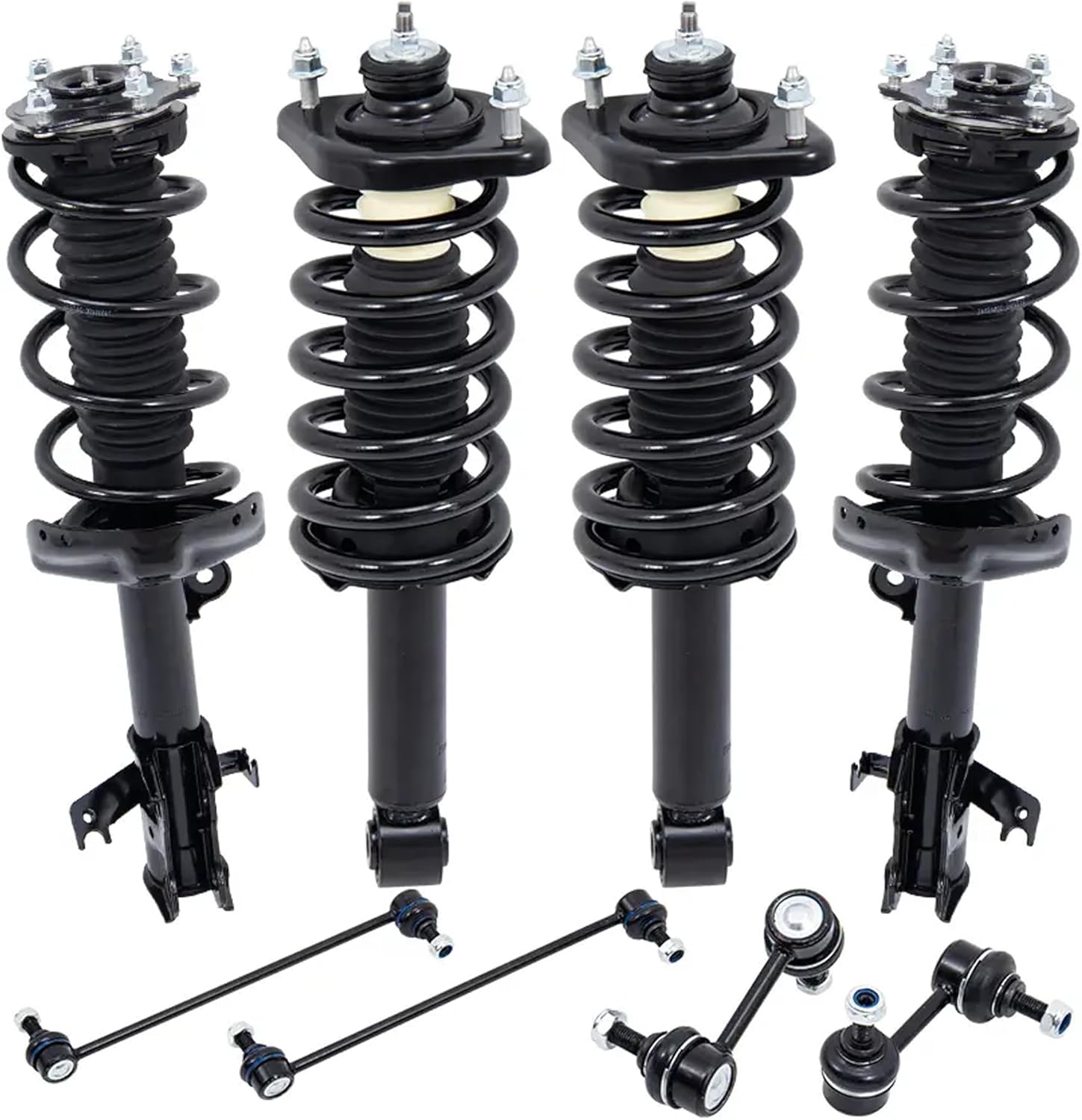 MOSTPLUS Front and Rear Struts+ Sway Bars Links Suspension kit Compatible with 2012 2013 2014 Honda CR-V FWD Shocks Assembly Set of 8