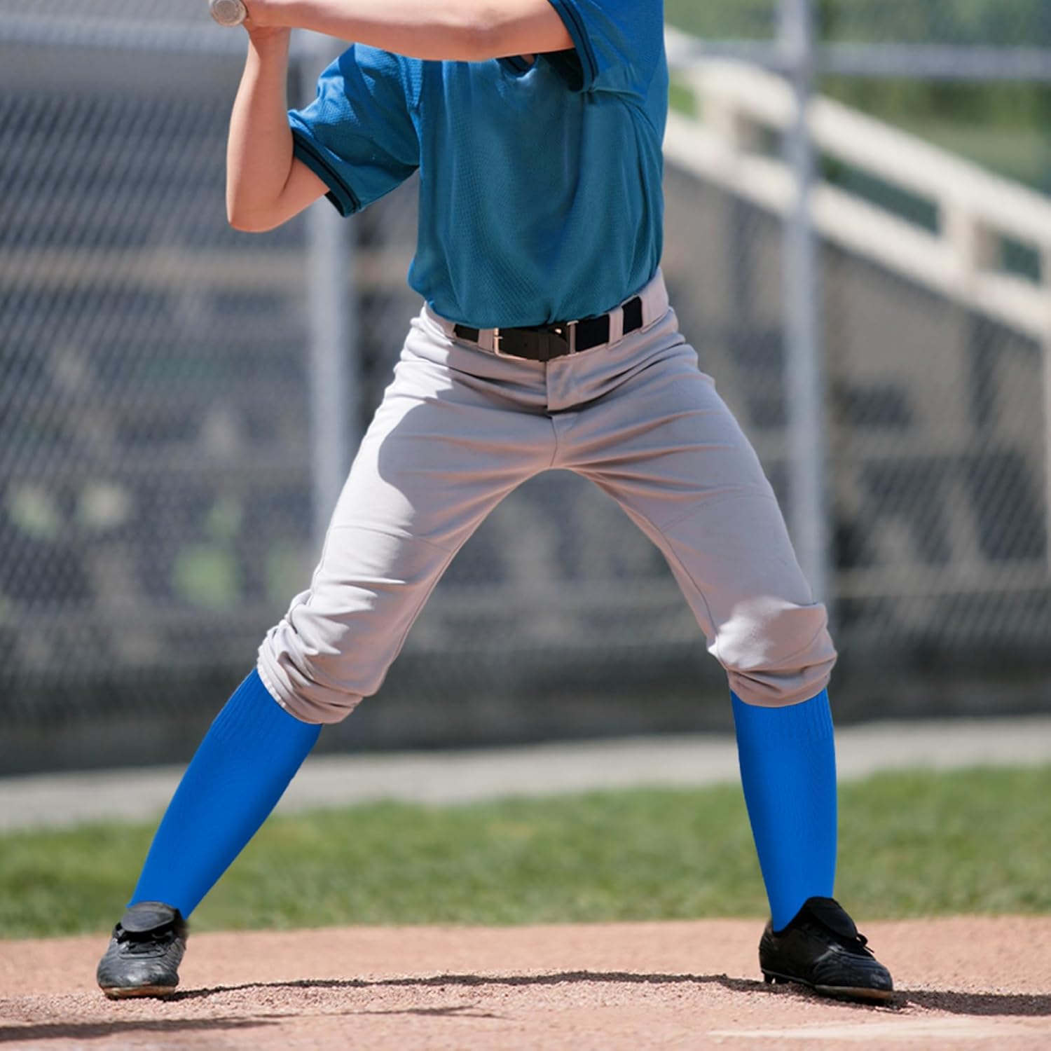 Dxhycc 3 Pairs Kid Soccer Socks Soccer Leg Sleeves Socks Athletic Socks for Youth Boys Girls Football Baseball Softball Rugby - Image 7