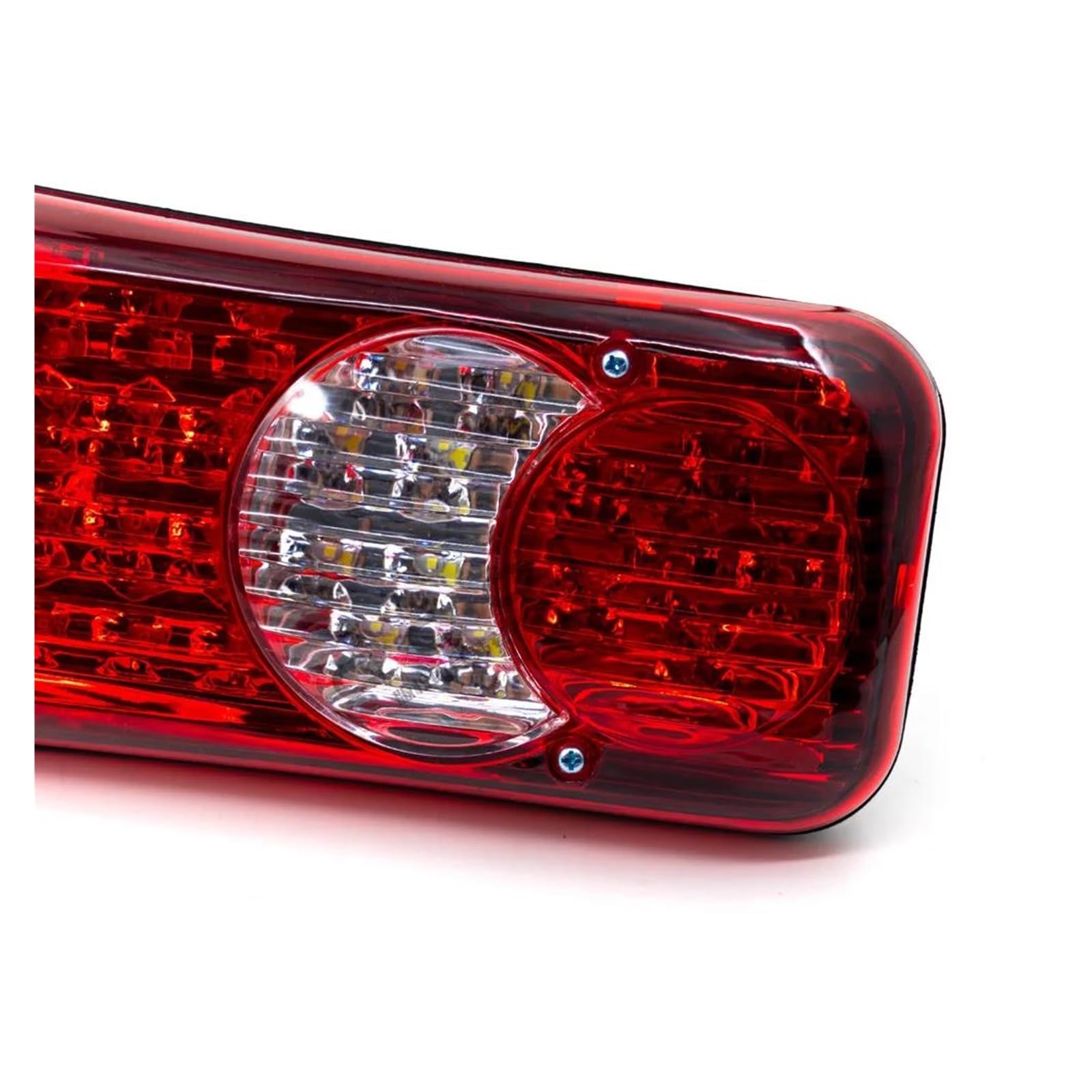 Genérico Luces Traseras Luz trasera camión 12V, 46LED, indicador señal giro luces para caravana remolque lámpara para correr antiniebla 1 Juego Luz Trasera