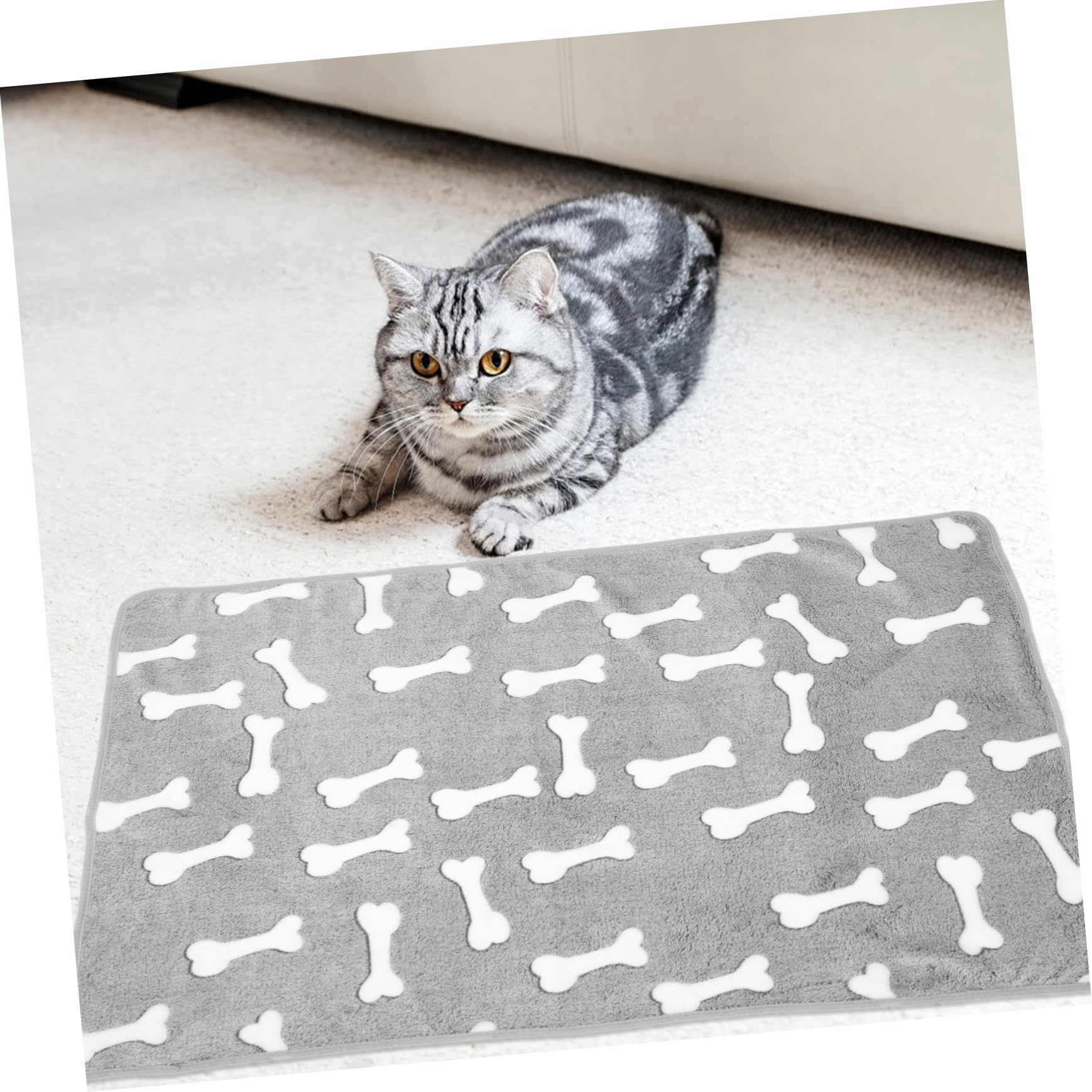 POPETPOP Lot De 5 Couvertures Chaudes pour Animaux De Compagnie en Polaire Tapis pour Chien Portable Doux Et Respirant Adapté À L'automne Utilisation Polyvalente
