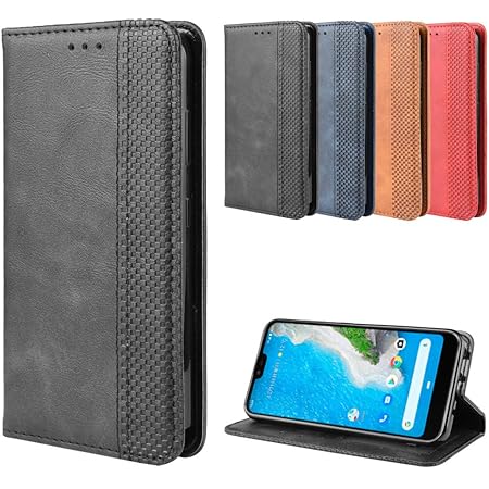 Amazon Android One S6 Gratina Kyv48 ケース Marr スマホケース 手帳型 シンプル カバー 手帳型ケース 京セラ製android One S6 Gratina Kyv48 高級pu レザー カバー カードポケット 手作り スタンド機能付き 全面保護 マグネット 吸着 Marr