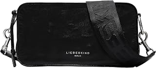 LIEBESKIND Berlin Umhängetasche „Clarice M“ – Umhängetasche Bag aus Leder mit verstellbaren Schulterriemen – Schultertasche, großzügige Fächer mit Reißverschluss und Knopfverschluss
