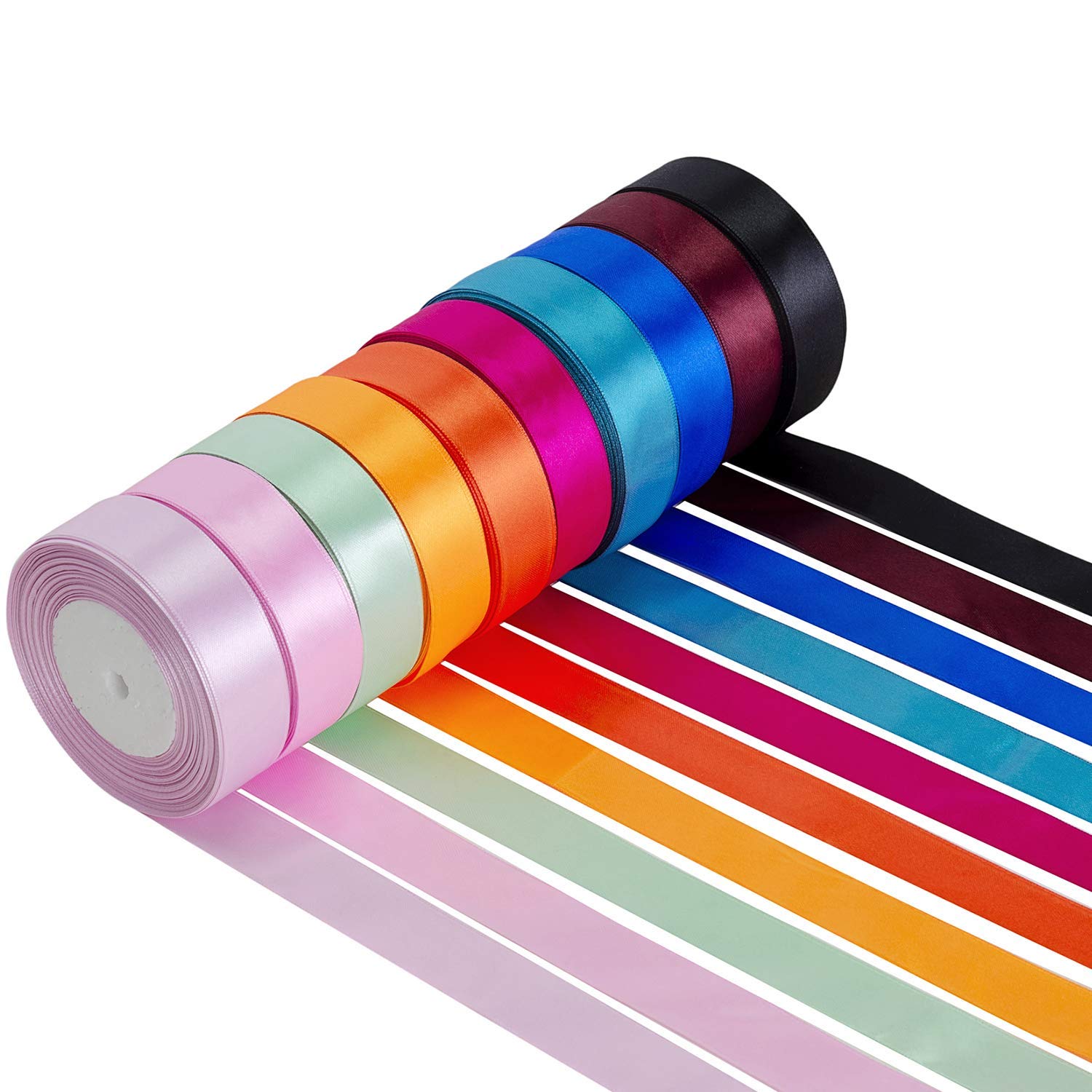 Rotolo Fascia Elastica Fitness 25m - Level 2 Medio Per Allenamento Casa E Ufficio - Foto 7