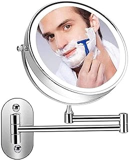 Bathroom Mirror Makeup Mirror Wall Mounted Li...