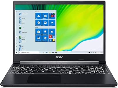 Acer Aspire 7 15.6" Gaming Laptop (Intel Core i7-10750H/512GB SSD/16GB RAM/GTX 1650) 1 YR Manufacture Warranty (Renewed)