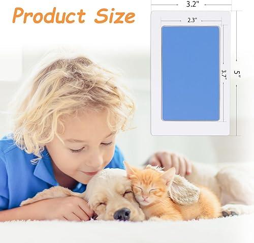 Miniatura 4 de Kit de impresión de huellas sin tinta, kit de impresión de huellas de perro, kit de impresión de nariz de perro, almohadillas de tinta de tacto