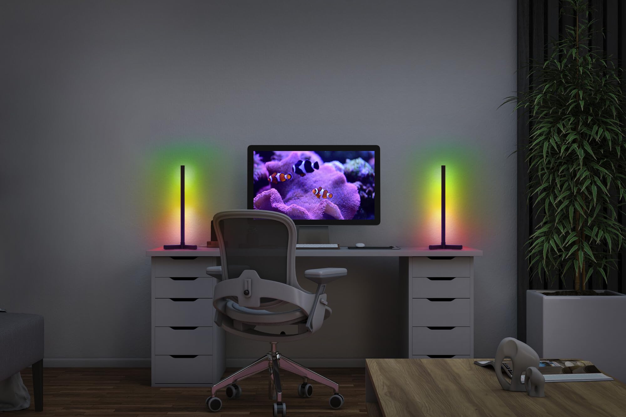 OSRAM SMART Lampada da tavolo intelligente e moderna per illuminazione indiretta con tecnologia…
