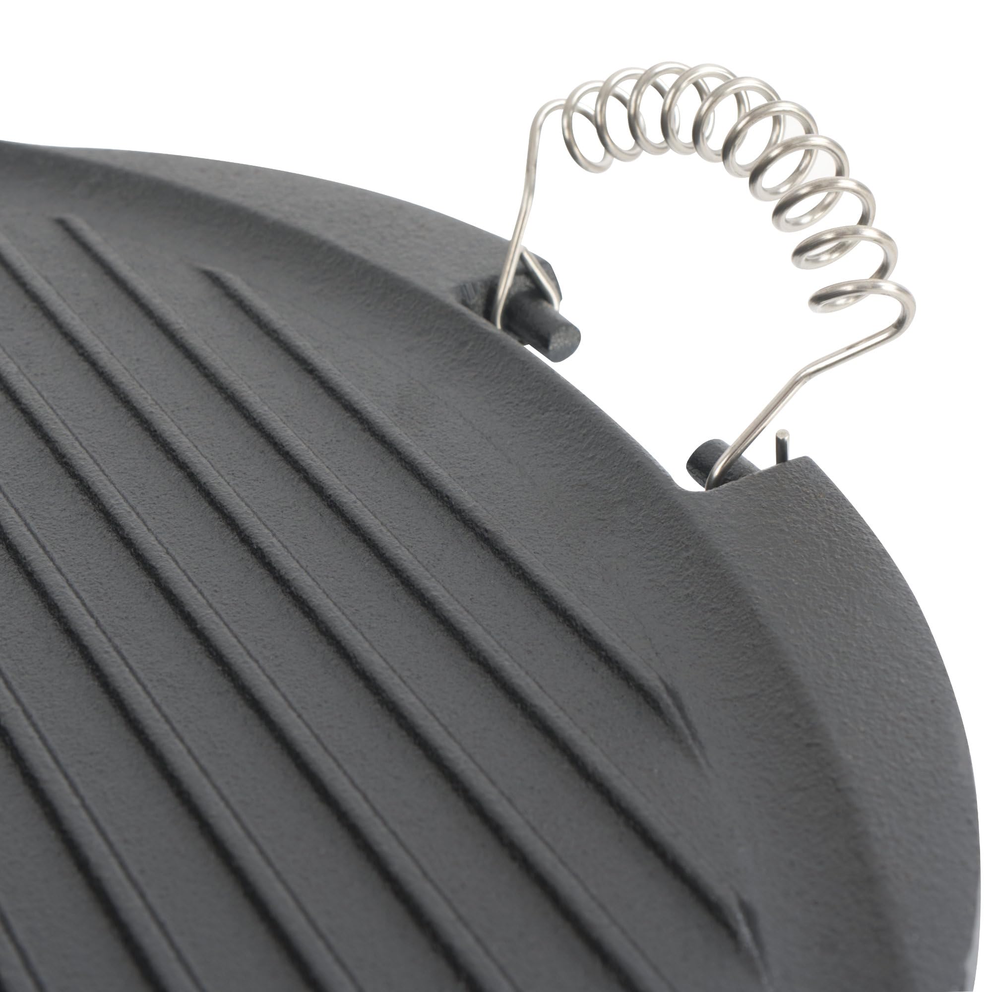 BBQ-Toro Plaque de cuisson en fonte avec poignées | Ø 53 cm | Plaque réversible émaillée | Accessoire pour barbecue à gaz | Plancha émaillée pour barbecue
