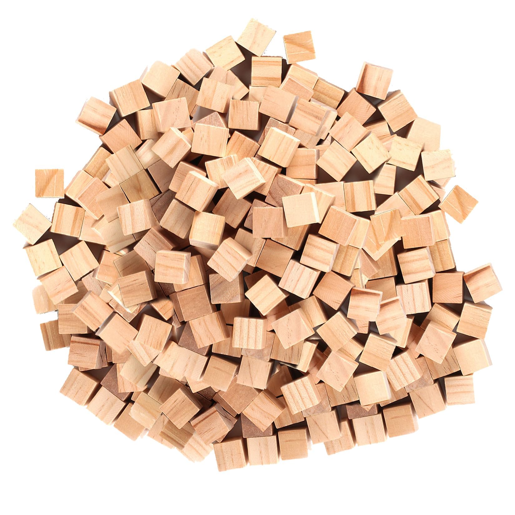 850 Pcs Small Wooden Cubes Wooden Blocks for CraftsWood Blocks