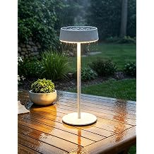 Solar Table Lamp Rechargeable, Waterproof Shower Lamp