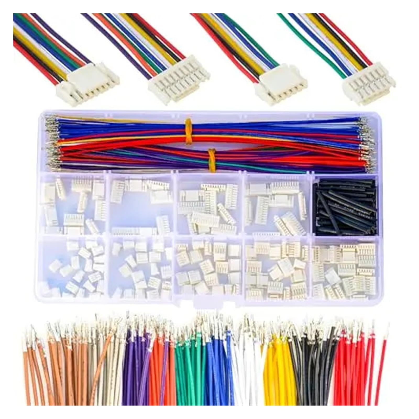 1.25mm Pitch JST-GH 1.25 Connector with 28AWG Pre-Crimped Cables,GH 1.25mm Connector Housing (GH-Kit)
