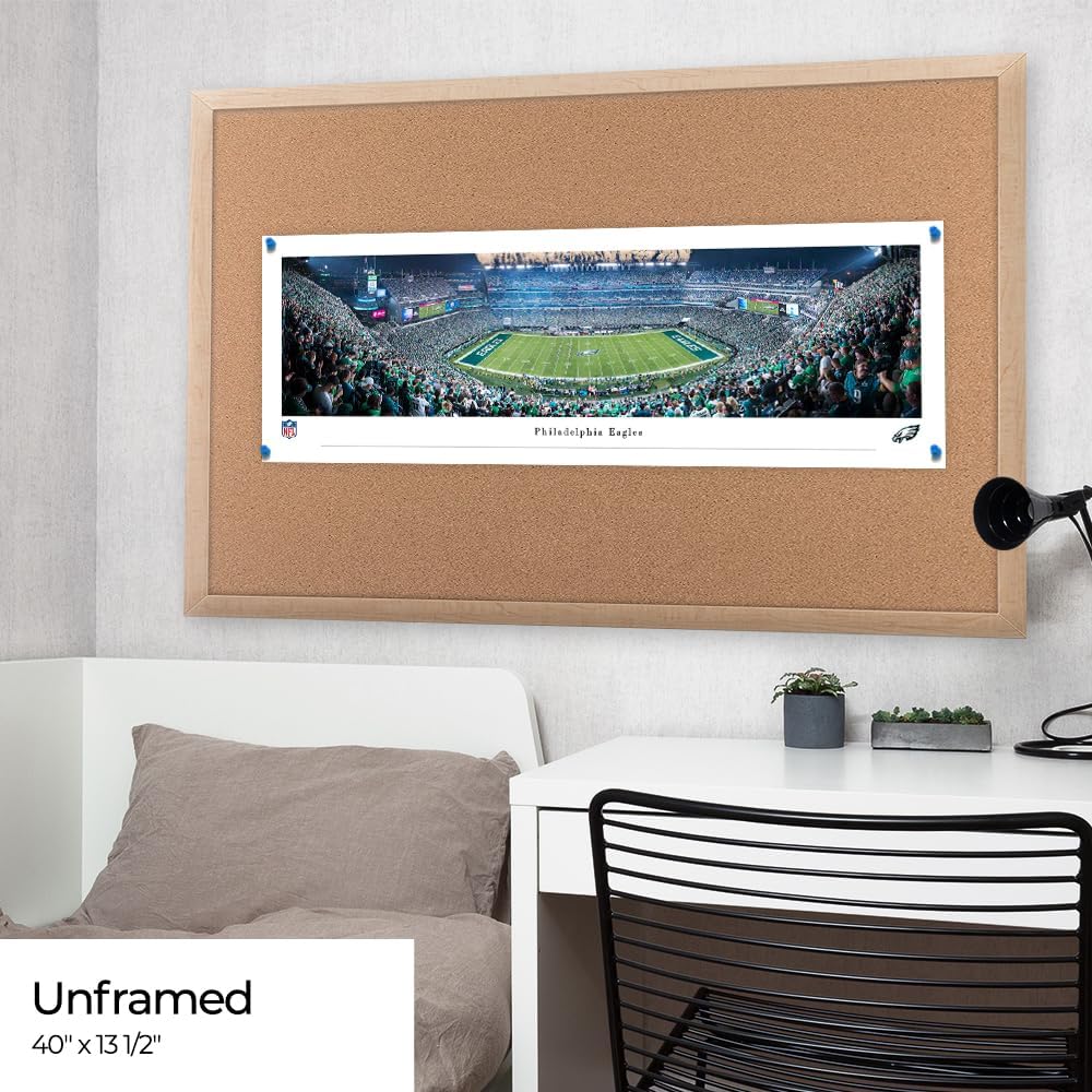 Philadelphia Eagles - Unframed Poster by Blakeway Panoramas (40"W x 13.5"H)