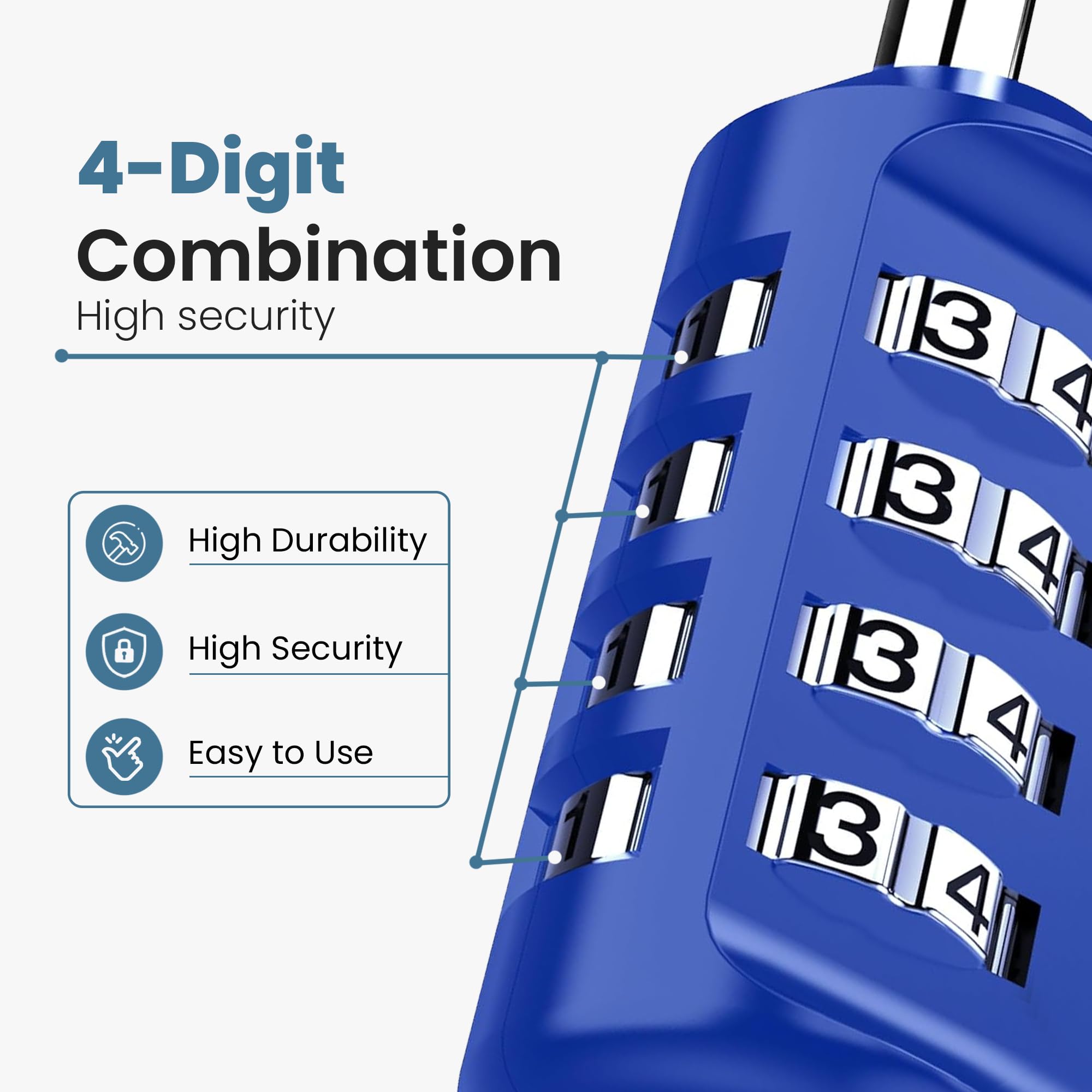 Sparkiva Combination Padlock with Code - Image 2
