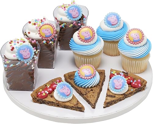 Vista 13 de DecoPac Peppa Pig en un Columpio Set para decorar pasteles con glaseado