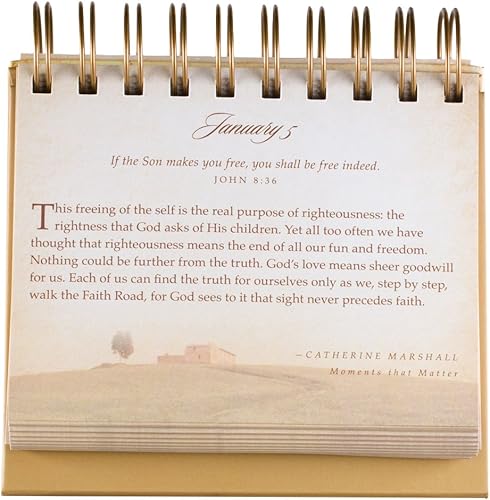 Miniatura 9 de DaySpring Calendario con tapa  Dios Promises Day by Day  77872 , marrón