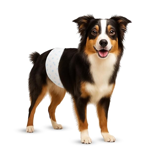 Foto 2 de 8 de REDLEAF Super Absorb - Pañales desechables para perros machos, 50 unidades, grande, MDD-L