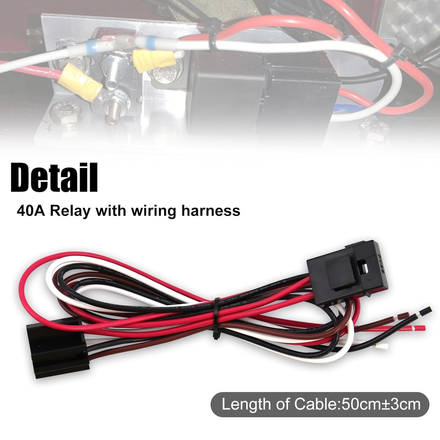 Kit De Relais De Ventilateur Électrique Kit De Fil De Relais De