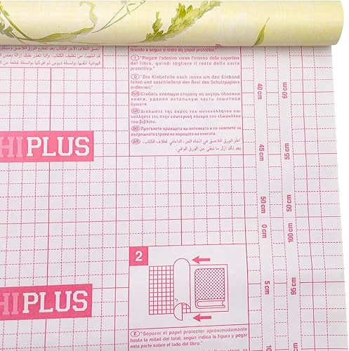 Miniatura 4 de Yifely Revestimiento autoadhesivo para estantes, papel extraíble para muebles para cubrir cajones de apartamentos, flores rurales, 17.7 pulgadas por