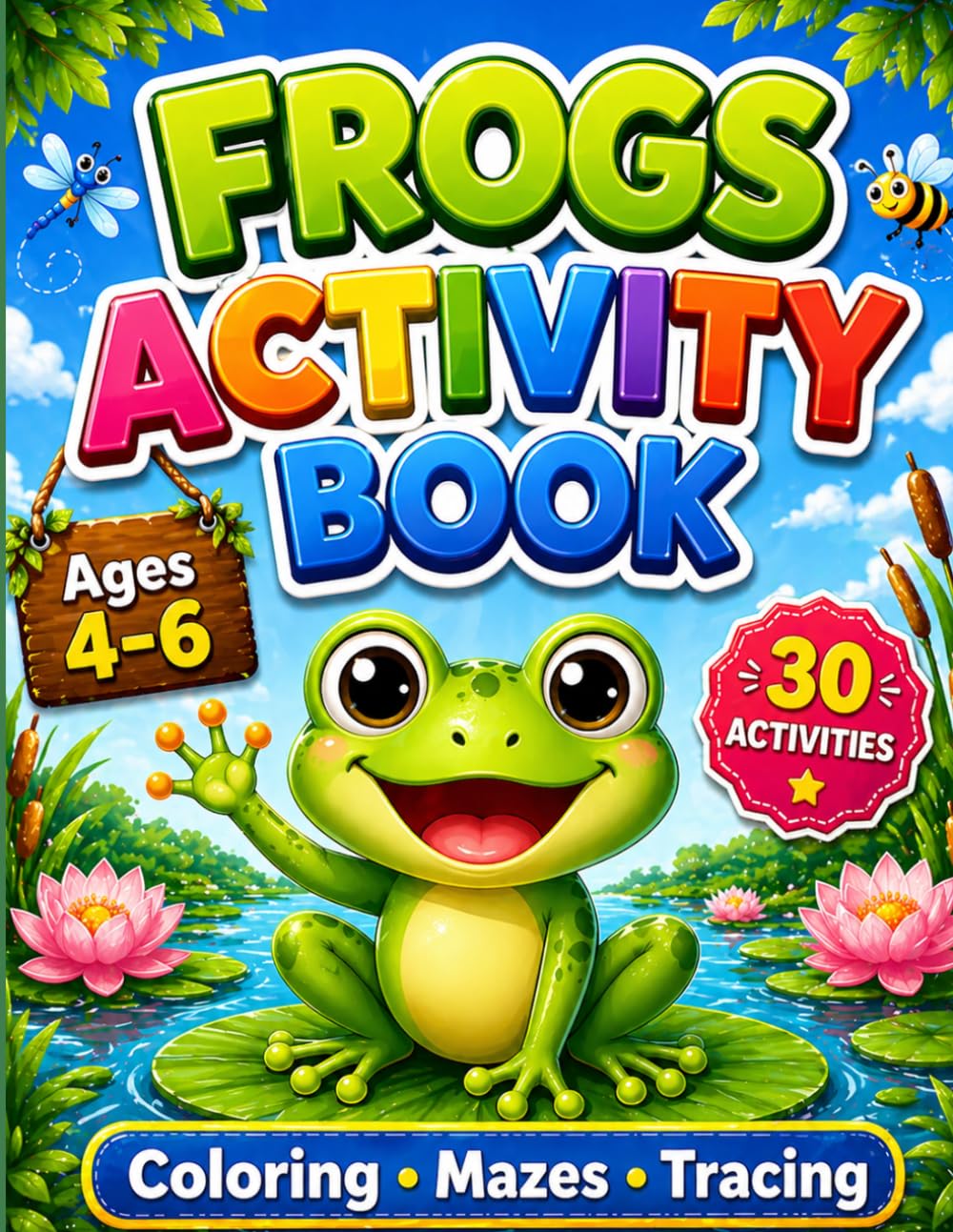 FUN FROGS ACTIVITY BOOK