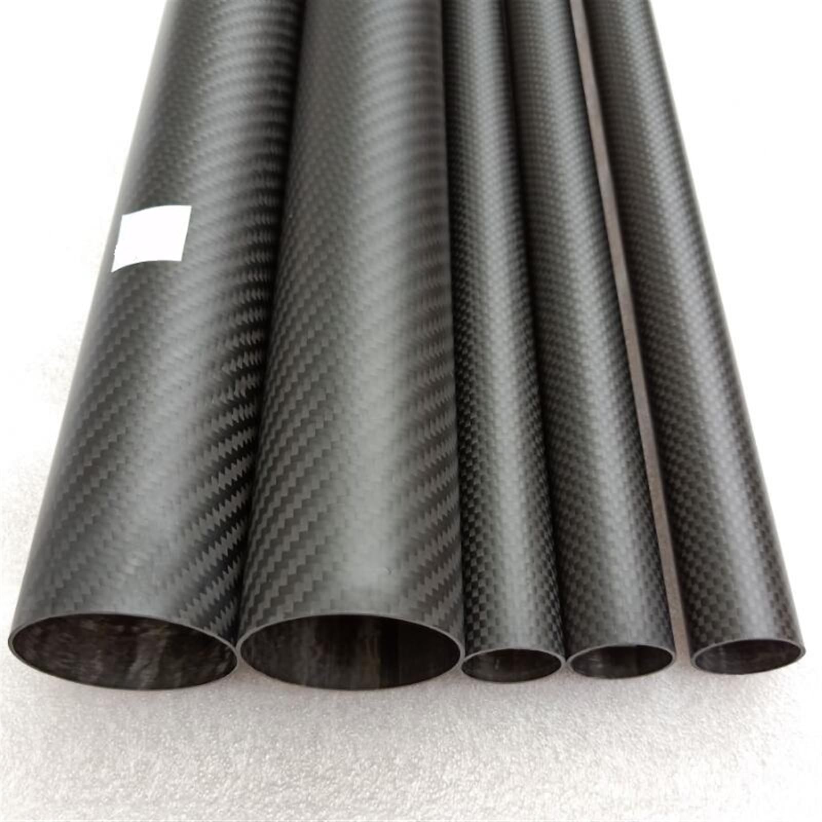 1PCS Twill Matte 3K Carbon Fiber Circular Tube Length 500mm high Hardness OD 8mm 10mm 12mm 16mm 20mm 25mm 30mm Carbon Fiber Square Tube(1 pcs 25x23x500mm)