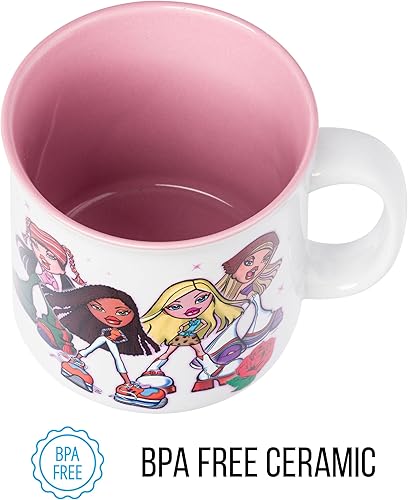 Miniatura 84 de Silver Buffalo - Taza de cerámica de campamento de Black Adam de DC Comics, 20 onzas Bratz Drama Mama,Grupo Bratz,Care Bears Glitter,Care Bears