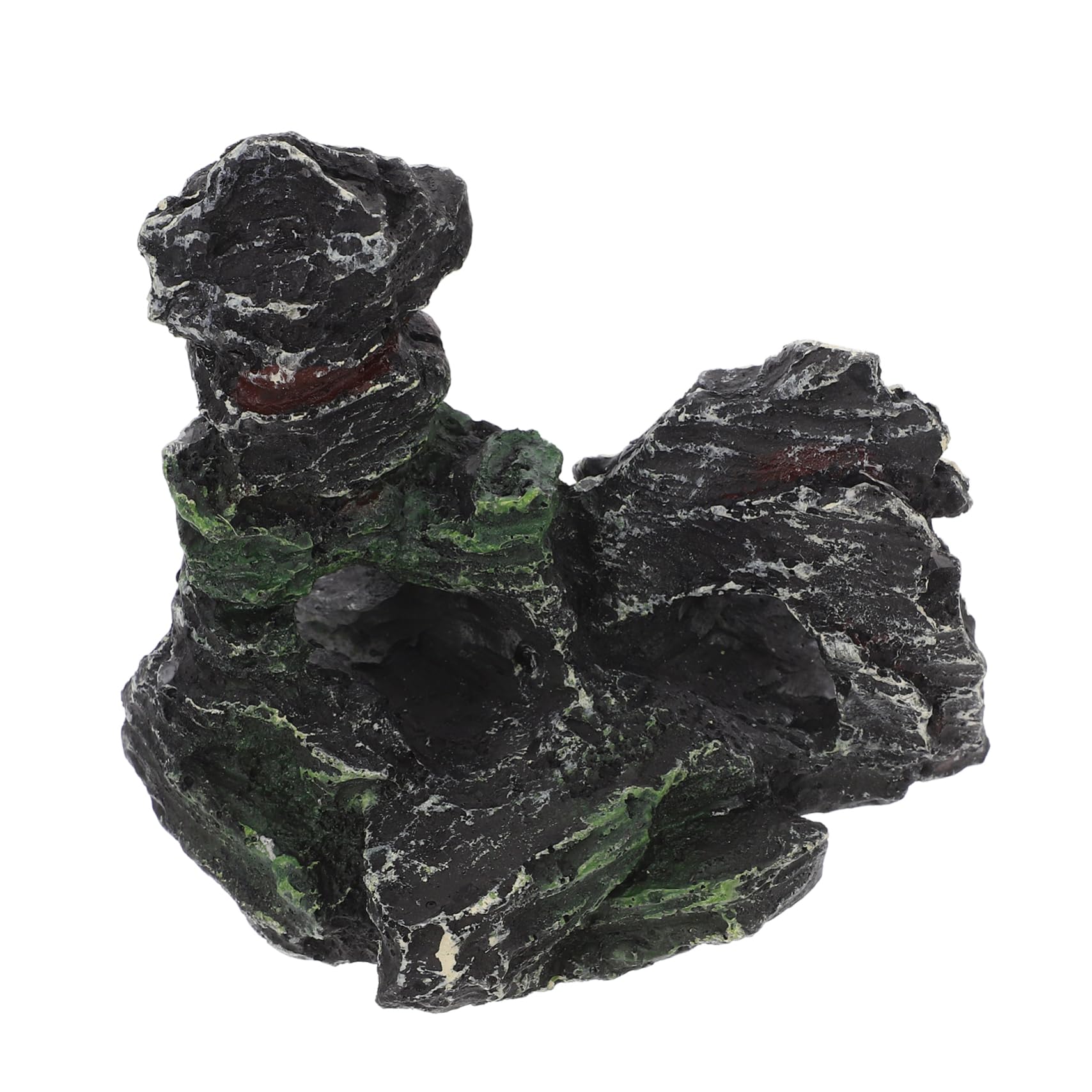 Image showcasing Sosoport Aquarium Rockery Decoration Fall Decor Large Fish Tank ...