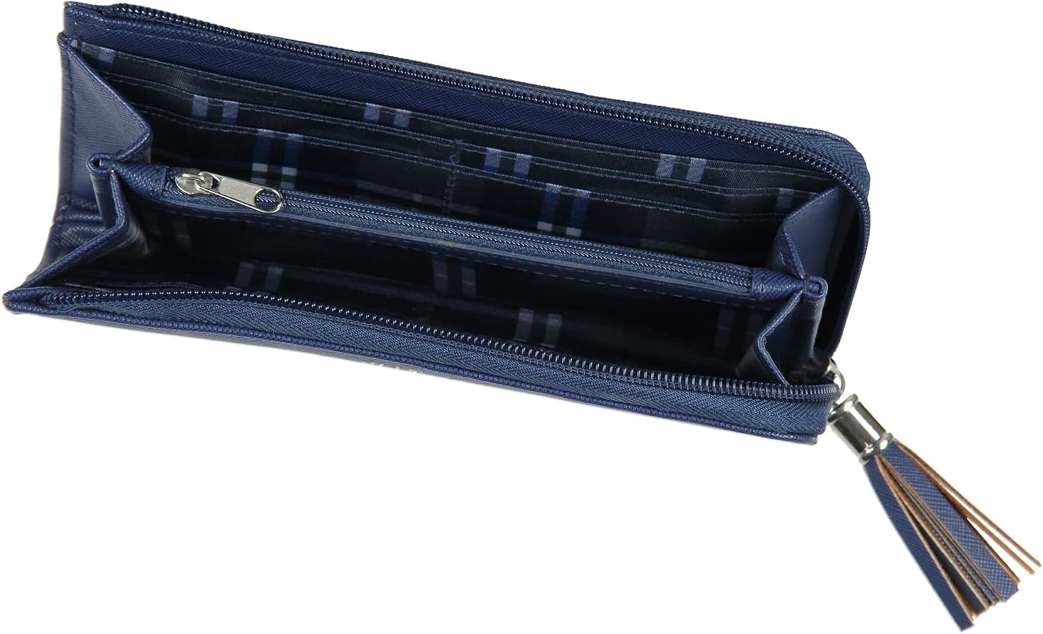 Bioworld Harry Potter Wallet Designer Hogwarts Ravenclaw House Zipper Clutch Faux Leather Wallet For Women - Image 3