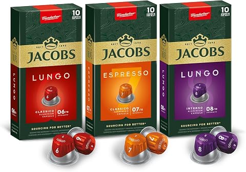 Jacobs Kapsül Kahve Çeşitleri (3x10 Adet)