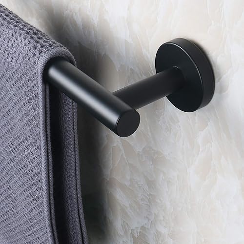 Miniatura 7 de NearMoon - Barra para toallas de baño, accesorios de baño de acero inoxidable, para toalla de ducha para baño, soporte de toalla montado en la pared
