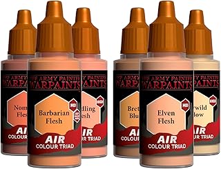 The Army Painter, Air Triads Rose Skin Tone - Airbrush-Ready Paint with 6 x 18 ml Pre-thinned Acrylic Spray Paints - Air Paints for D&D & Warhammer Miniatures