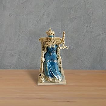 Amazon.co.jp: Qialexicon 盲目の正義の女神像彫刻法律