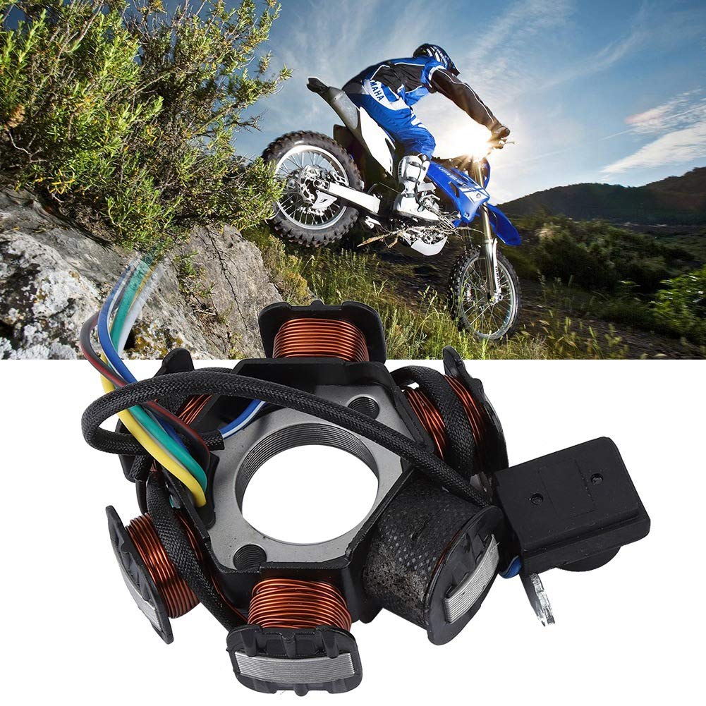 Fydun Faisceau Electrique Kit Redresseur de Relais Electrique Magnéto Stator Kit de Câblage Electrique pour GY6