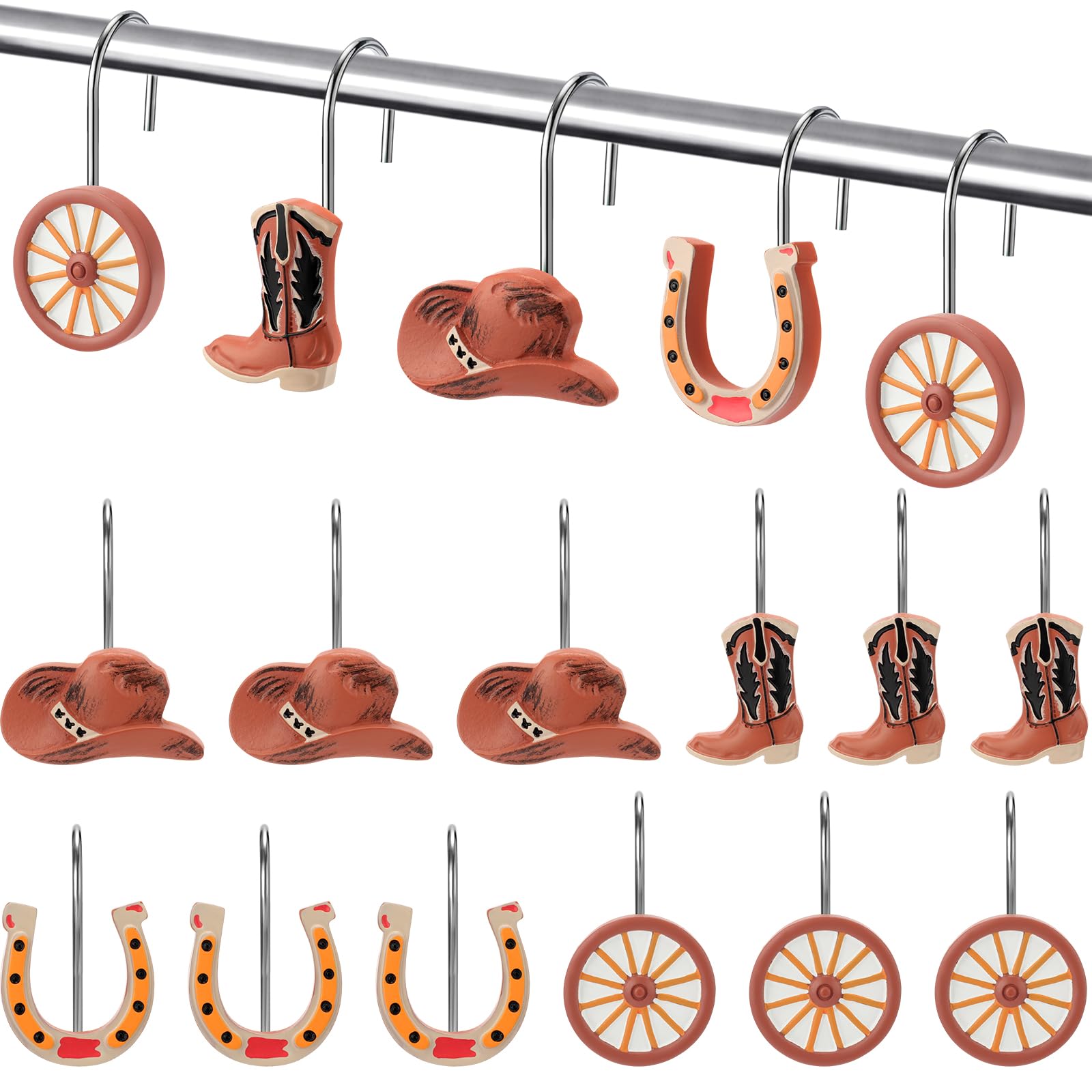 Halloween Shower Hooks - Ghosts & Pumpkins -19 Halloween Shower Hooks - Ghosts & Pumpkins -19