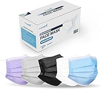 Vista 26 de FriCARE Mascarillas desechables, 3 capas ASTM nivel 3 grado médico, elegibles para FSA/HSA, transpirables y cómodas para alergias/protección solar