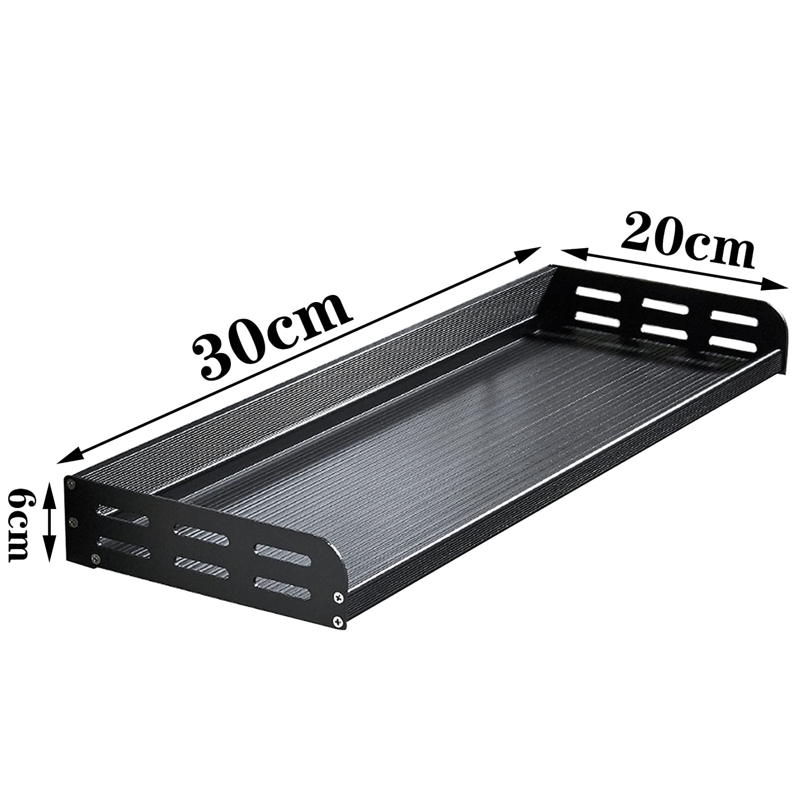 Estante de Almacenamiento para microondas, Estante de Cristal para Especias, Estante Colgante para microondas montado en la Pared, Estante de Aluminio para microondas, Soporte para