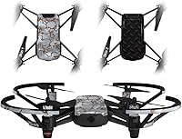 Vista 1 de Skin Decal Wrap 2 Pack Compatible with DJI Ryze Tello Rusted Metal Drone NOT Included