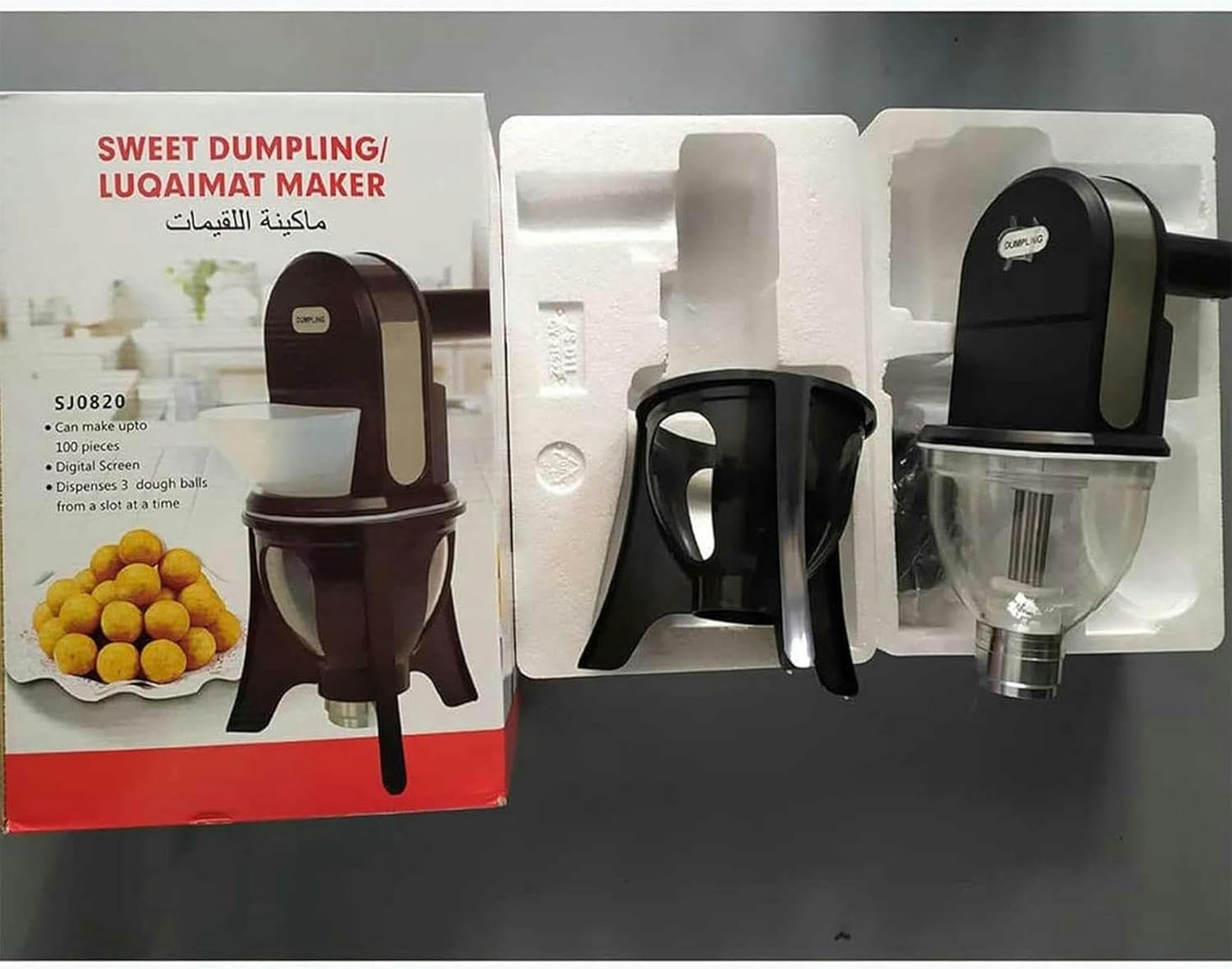 Macchina automatica per polpette di carne, dispositivo per formare palline di pesce senza sforzo, strumento da cucina facile da usare per preparare rapidamente albondigas e altre piccole palline
