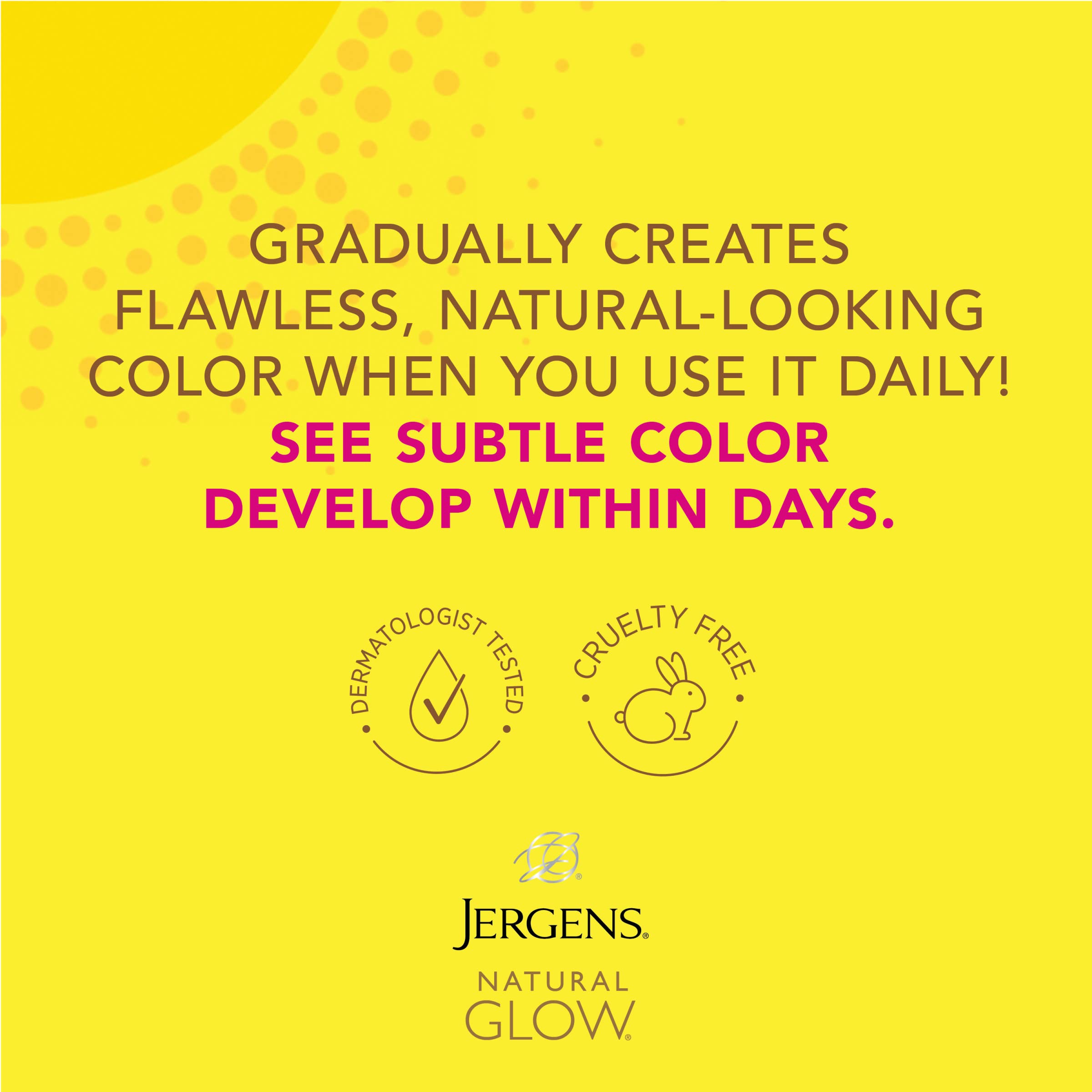 Jergens Natural Glow Self Tanner Face Moisturizer, SPF 20 Facial