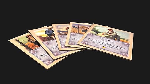 Miniatura 7 de Professions Victory Point Cards, Bricklayer, Stonemason, Farmer, Shepherd, Lumberjack, compatible with Catan's Settlers of Catan 5th Edition,