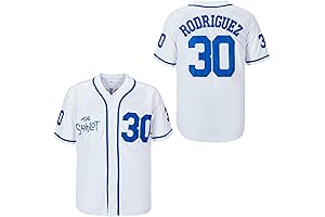 Youth #30 Sandlot Benny The Jet Rodriguez Movie Kids Baseball Jersey Stitched Christmas Summer