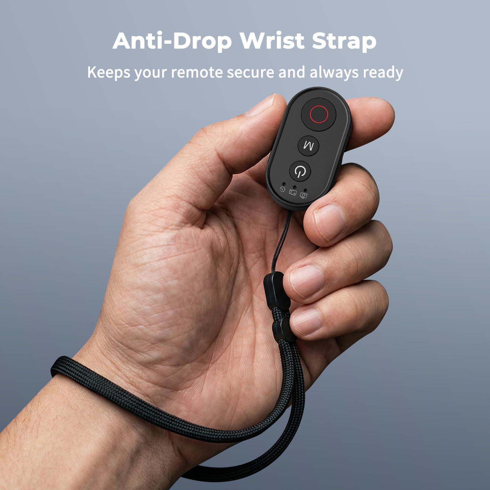 SMALLRIG Wireless Remote Controller für Action-Kameras & Smartphones, 30 m Reichweite, für GoPro HERO13/12/11, für DJI Osmo Action 6/5 Pro, für Insta360 X5/X4, für iPhone 16/15-5462