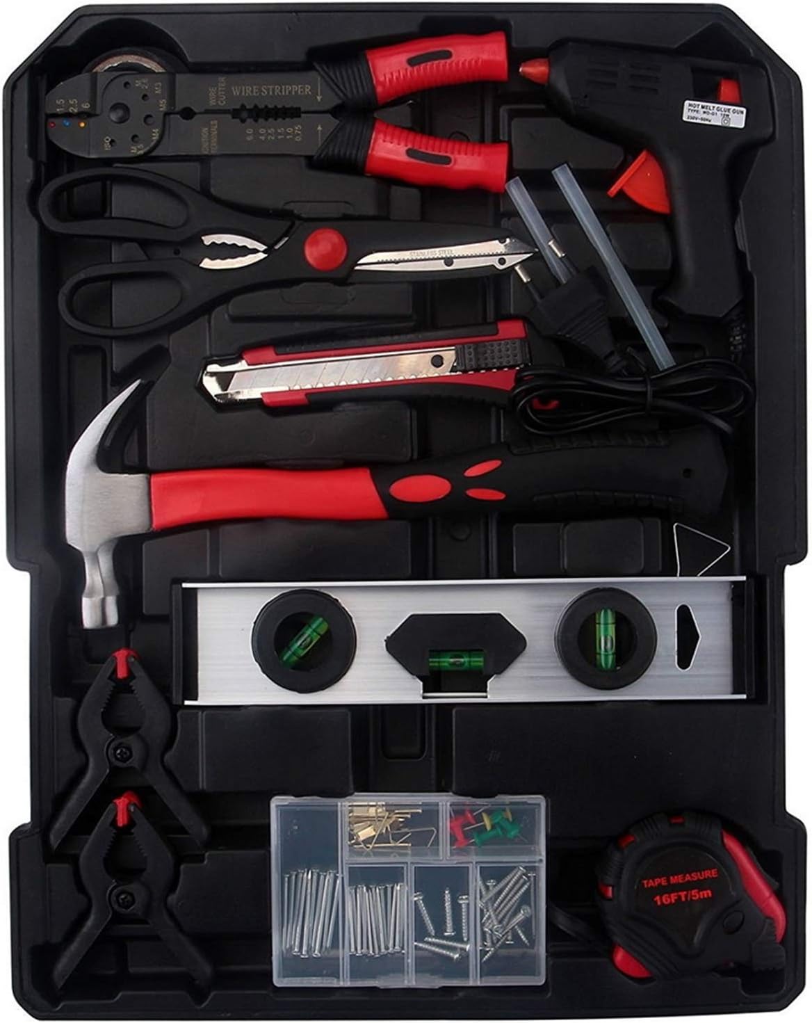 Exclusive Discount 🔥 MIYACA 1199 Piece Tool Kit with Rolling Tool Box,Household Hand Tool Set with Aluminum Trolley Case Tool Set,Auto Repair Tool Sets Product Deal MIYACA 1199 Piece Tool Kit with Rolling Tool Box,Household Hand Tool Set with Aluminum Trolley Case Tool Set,Auto Repair Tool Sets