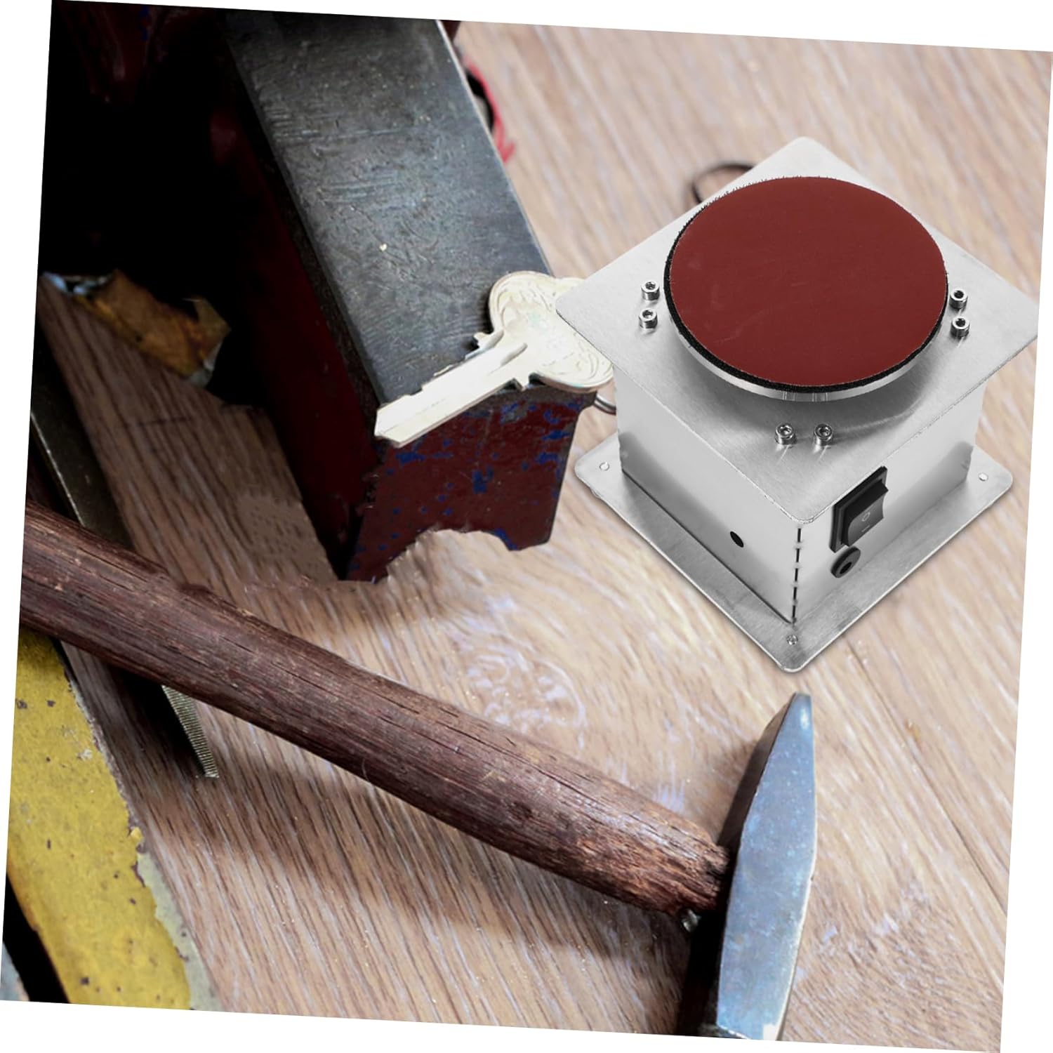 Versatile Electric Belt Sander Mini Polisher Woodworking Sander for Sanding and Polishing