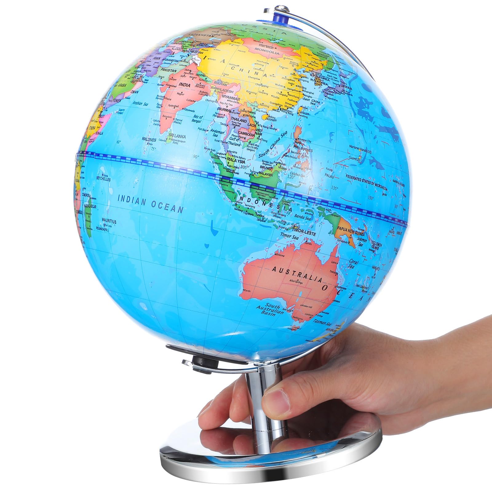 Globo Terráqueo Iluminado con Soporte, 1, Educativo