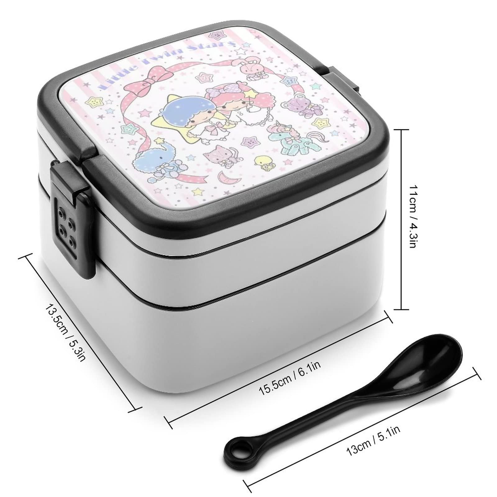 Amazon | リトルツインスターズ キキララ弁当箱 ランチボックス 二段