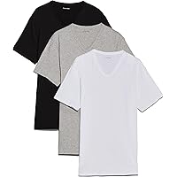 Calvin Klein Uomo T-Shirt Maniche Corte Confezione da 3 con Scollo a V