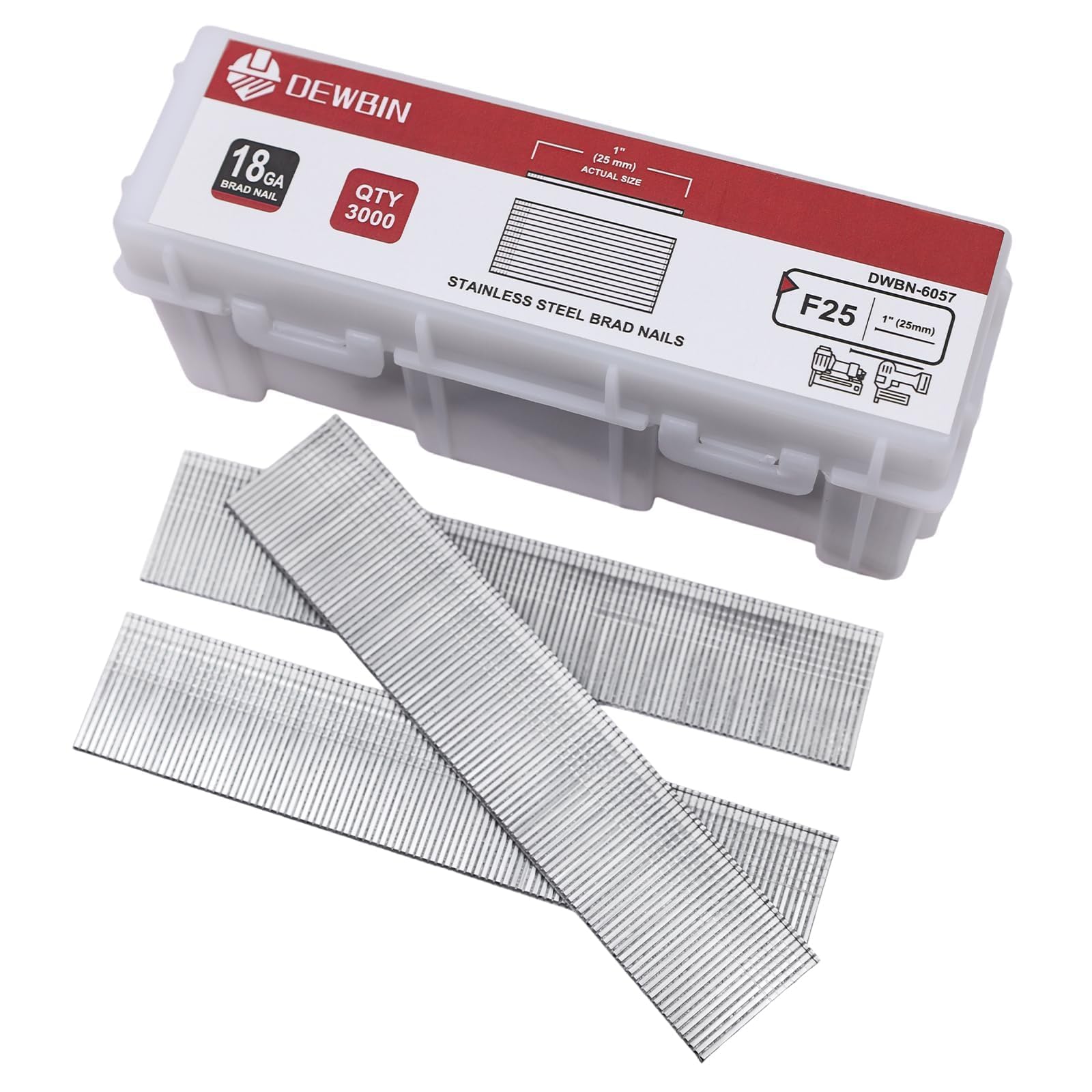 Stainless Steel Brad Nails - 3000 Count -1 Stainless Steel Brad Nails - 3000 Count -1