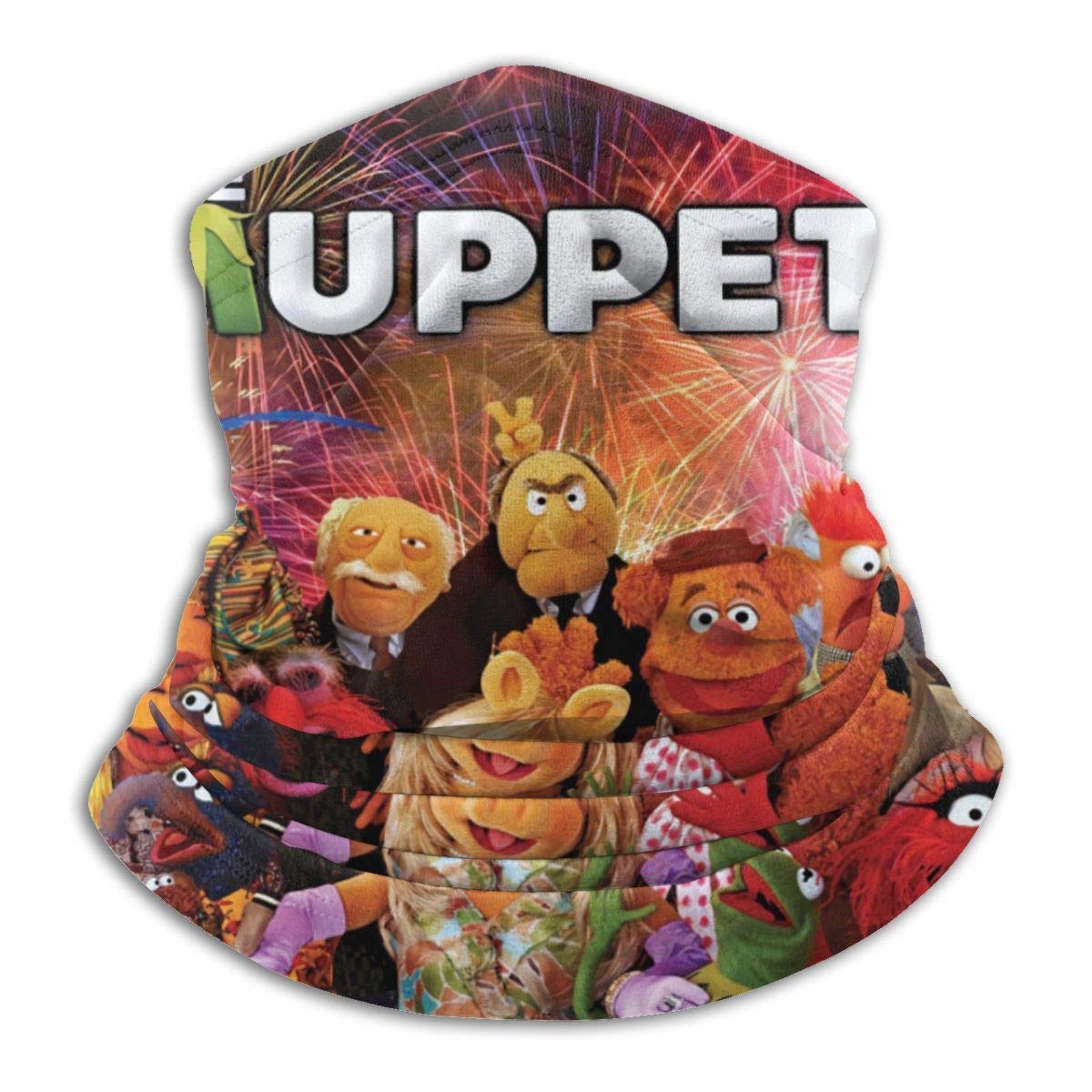 65469longshuo The Muppet Show Beaker Meepers Unisex Fleece Neck Warm Leggings Hairband Cold Weather Tube Mask Warm Neck Scarf Outdoor UV Protection Party Cover